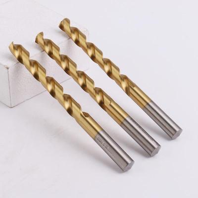 China Space TiN Coating M2 Twist Drill Straight Shank HSS Stainless Steel Impact Drill Bits High Speed ​​Steel Set for sale