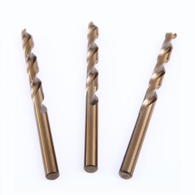 China Space M35 HSS Cobalt Twist Drill Woodworker Steel Plate Drilling Tool Stainless Steel Drill Bit Straight Processing Set for sale