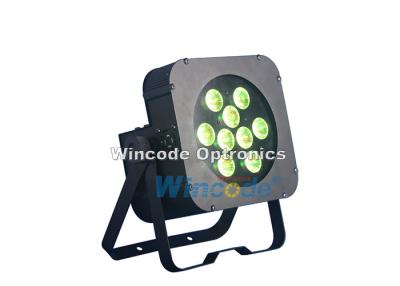 Chine Lumières de scène 4 en 1 alimentées par batterie 9 × 10 W avec 25 angle de lentille / taille de lentille 42 mm à vendre