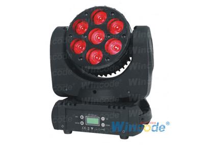 China Moving Head Disco Light 7pcs×10 Watt , Professional Stage Lighting With 8° Beam Angle for sale