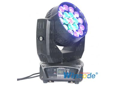 China 19*12W RGBW Moving Head Led Stage Lights , LED Wash Moving Head Zoom 8 - 50 Degree for sale