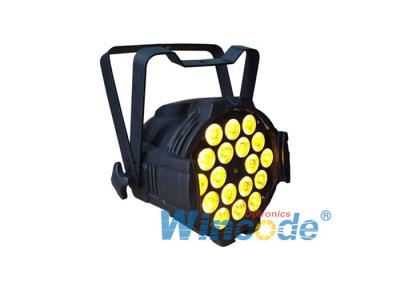 Chine 18×15W RGBWA 5 en 1 LED Par Light 16 Bit Dimming PWM 25° 45° 60° Lentille en option à vendre