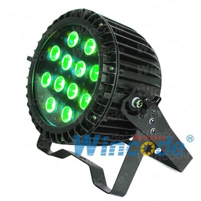 China 12*15 W 5 In 1 RGBWA Mini Flat LED Par Light Outdoor IP65 60 ° Beam Angle for sale