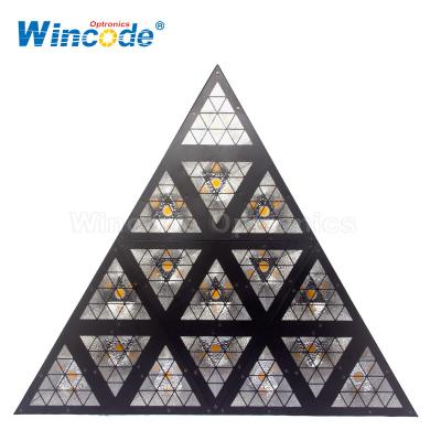 Cina 35cm Triangolo Retro LED Effetto luce sfondo Decorazione del soffitto in vendita