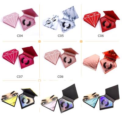 China Wholesale Price Eye Box Open Window Magnet Box Round Eyelash Bag Over 100 Styles Custom Lash Packaging Box False Eyelash for sale