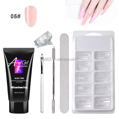 China Nail Art Beauty New Style Nail Art Extension Glue Fast Glue 30ml Painless Crystal Set Paperless Fast Extension Glue Nail Art Holder for sale