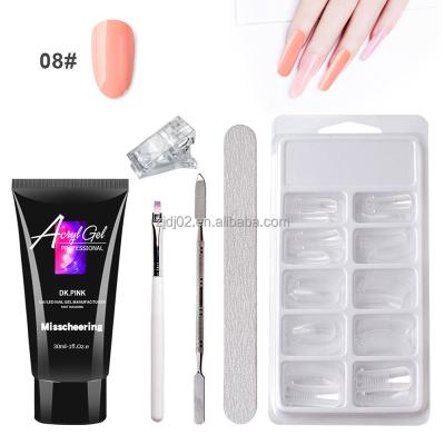 China Art Beauty High Quality Holder Painless Crystal Glue Fast Nail Extension Glue Art Paperless Nail Art For Nail Supplies for sale