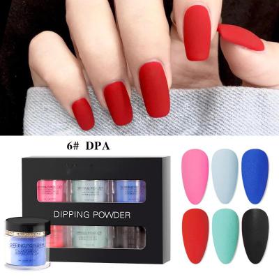 China Excellent Nail Art Effect Dipping Powder Nail, Adhesive Sealing Coat, Desiccant Powder Dipping Kit for sale