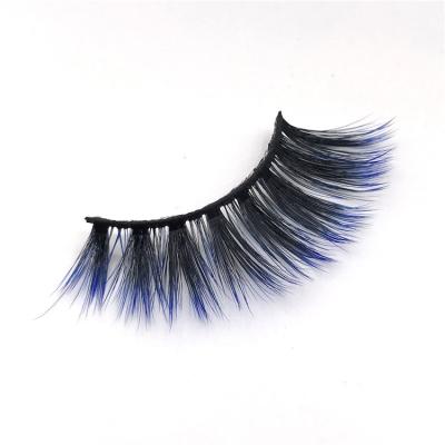 China Various Color Chemical Fiber False Eyelashes Color Wool Chemical Fiber False Lashes Sensitive Optional Customized Customized False Eyelashes for sale