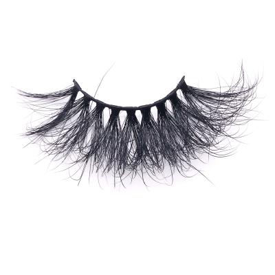 China Sensitive 25mm Mink Hair Per Pair Thick Manual False Eyelash 3D Mink Hair False Eyelash Manufacturers Wholesale for sale