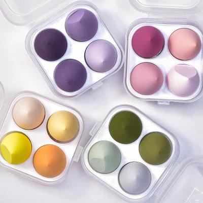 China Wholesale Reusable Wet & Dry Dual Use Super Soft Beauty Makeup Sponge Facial Sponge Beauty Set Do Not Eat Powder for sale