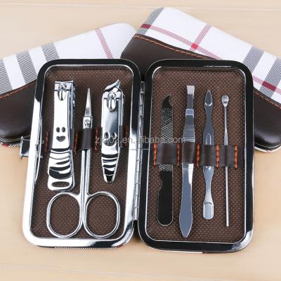 China Fundation 7.8.9.10 .12 piece of nail clippers custom LOGO gift makers tool kit nail beauty set nail clipper set for sale