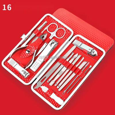 China Fundation 7.8.9.10 .12 piece set beauty nail tool kit makers gift custom LOGO nail clippers set for baby for sale