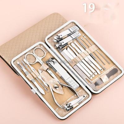 China Fundation 7-12 Piece Set Beauty Nail Tool Kit Manufacturers Gift Custom LOGO Nail Clippers For Men's Baby for sale