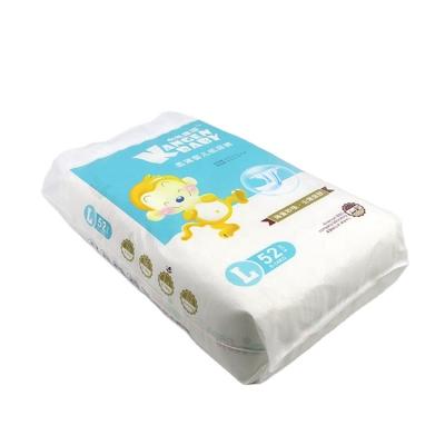 China Super Soft Baby Printed Baby Sleep Goods Premium All Natural Disposable Cute Baby Diaper Cotton Nappies Happies Waterproof Cover for sale