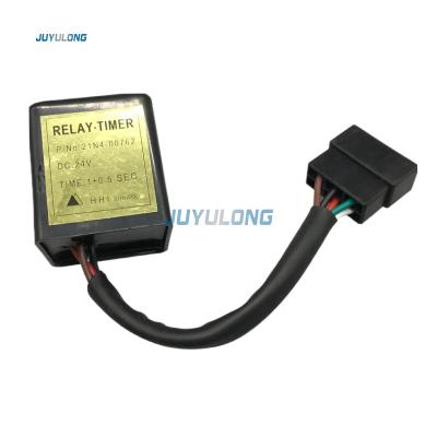 China Excavator Excavator Accessories Fit For Hyundai R210-7 R215-7 Time Relay 5 Wire 21N4-00762 24V for sale