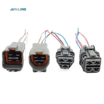 China JUYULONG Excavator Excavator Fits Komatsu PC120 200 Throttle 240 300-5-6 Engine Sensor Plug Wiring Coupling Resistance High Temperature for sale