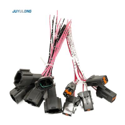 China JUYULONG Excavator Excavator Attachments Fit Hitachi ZA EX 200 240 330-3-5-6 Throttle Motor Motor Harness Plug Pairs for sale