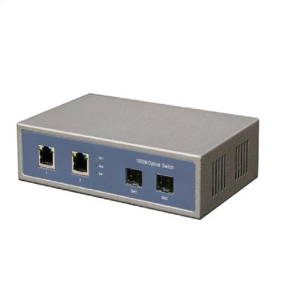 China LACP 2 poe port switch 10/100/1000mbps with 2 gigabit SFP, CIF Lisbon/Porto/Seville/Valencia/Paris/Bordeaux/Marseille/Lyon/Monaco for sale