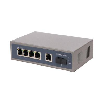 China LACP China factory sale 4+1 port fiber poe direct switch 1+ for cctv ip camera/wireless access point/ip phone for sale