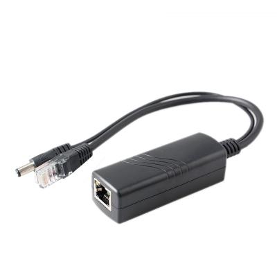 China High quality OEM 5v POE splitter IEEE802.3af 36-57v poe into 5v dc 5.5*2.1mm for sale