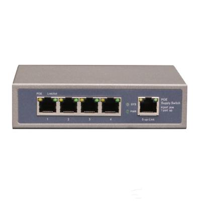 China LACP OEM 10/100mbps 30w/65w 4 Port POE Supplement for sale