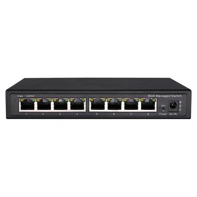 China LACP 8 Port Gigabit Controlled Switch Controlled Ethernet Switch with 8 Port Port Web Port Smart Switch 10/100/1000M VLAN for sale