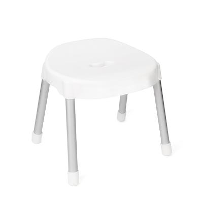 China Hanser Super Lift 200kgs Home Stool Anti Slip 30cm Aluminum Alloy Shower Bathroom Anti Slip Plastic Anti Slip Stool for sale