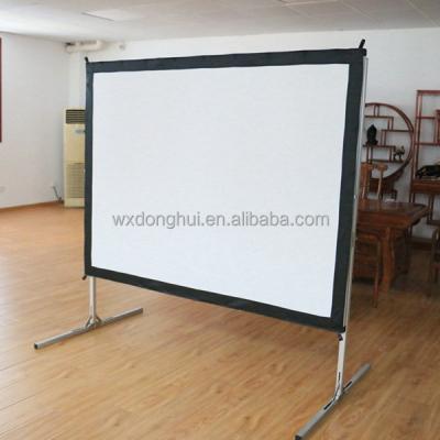 China Quick fold/foldable high quality foldable 110 inch projector screen, 3m projector screen for sale