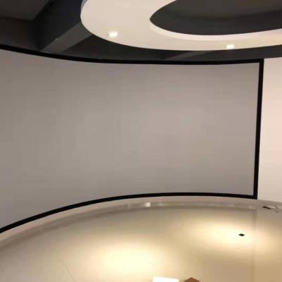 China Front& 3d Products Cinema Quality Rear Size Circular Projection Screen for sale