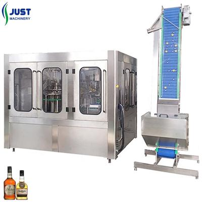 China automatic food liquor plant maker/whisky bottling machine for sale