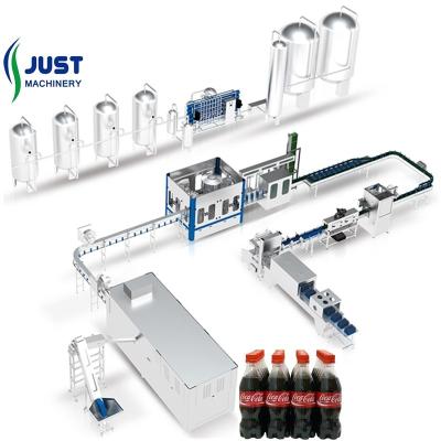 China Complete automatic beverage CE stainless steel 1000-30000 bph pepsi cola production line for sale