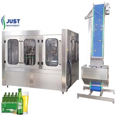 China Full Automatic Food Small Scale Beer Bottling Line for sale