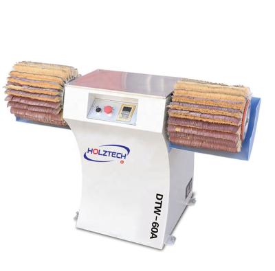 China Sanding Drum Sander Polishing Machine Double Rollers of Factory Horizontal Manual Brush Machine for sale