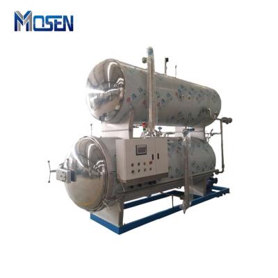 China food & Beverage Plant Water Immerse Rapid Sterilization Large Retort For Tin Can for sale