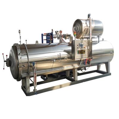 China Sterilization Retort Steam Water Jet Retort Sterilizer High Temperature Autoclave For Pouch/Food Industry Glass Jar/Tin Cans for sale