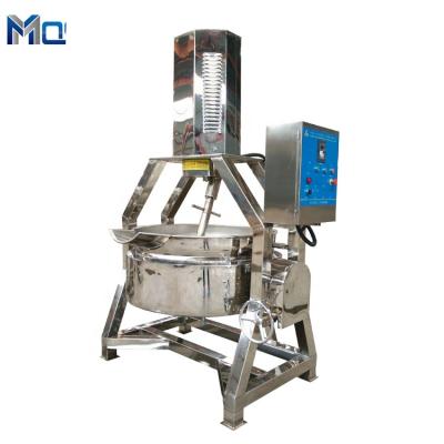 China Industrial Vegetable Processing Plant Fruit Paste Cooker Pot With Planetary Agitator for sale