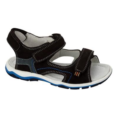 China Flat 2021 D.Brown and navy chevron flat comfortable high quality sandals for boys for sale