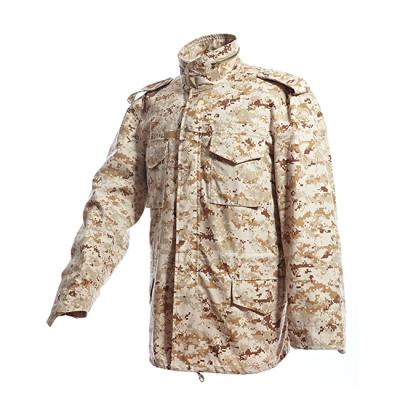 China M65 Combat Woodland Anti-Static Waterproof Military Army Camouflage Tactical Field Jacket for sale