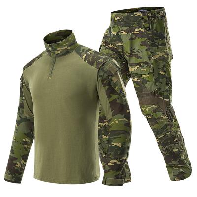 China Custom Made Anti-Static Frog Tactical Durable Suit Training Camouflage Woodland G3/G1 Military Clothing Uniform for sale