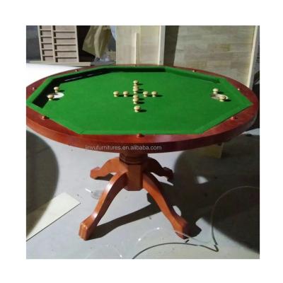 China Solid Wood French Table Mushroom Billiard Table and Dining Table Carom Feature for sale