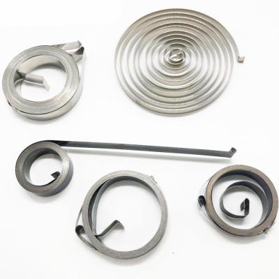 China Custom Flat Coil 302 Stainless Steel Spiral Force Spiral Power Coil Constant Force Band Coil Spring Manufacturer for sale