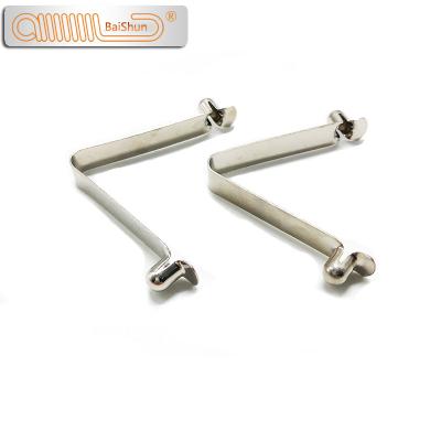 China Metal Clip ON Button Push Button Snap Spring Clip Locking Tube Pin for sale