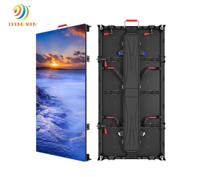 China P3.91 500x1000mm Outdoor Rental Outdoor Cabinet IP65 Waterproof 3.9mm Led Screen Display for sale