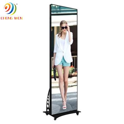 China Customizable Advertising Size P2/P2.5/P3/P4/P5 Poster LED Screen Position Advertising Ultra Thin Led Display for sale