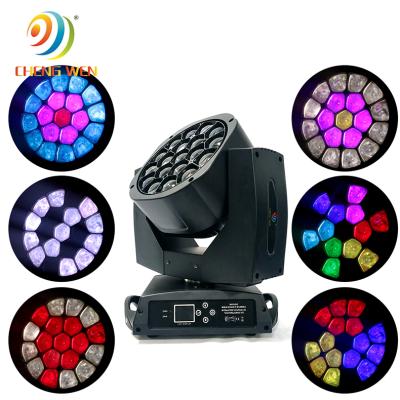 China Bar KTV 19 PCS 15W RGBW 4 in 1 Stage Moving Bar LED Lights with Buzz for sale