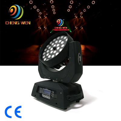 China DJ/Disco/Performance 36pcs Disco Stage Light RGBW 36x10w 4in1 Zoom LED Wash Moving DJ Lights for sale