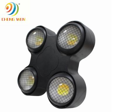 China Outdoor 4x100w Outdoor IP65 Waterproof Cool White Warm White 2in1 4 Eye Attendance Led COB Blinder For Stage for sale