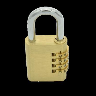 China Brass Wheel Padlock Multi Body Color Brass Password Lock for sale