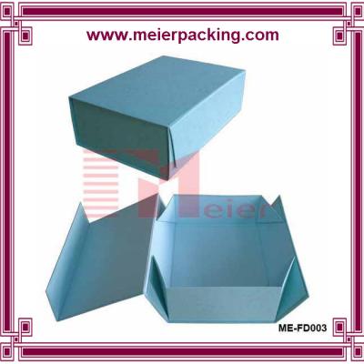 China Eco friendly paper gift box, recycle custom handmade paper box for shoe ME-FD003 for sale